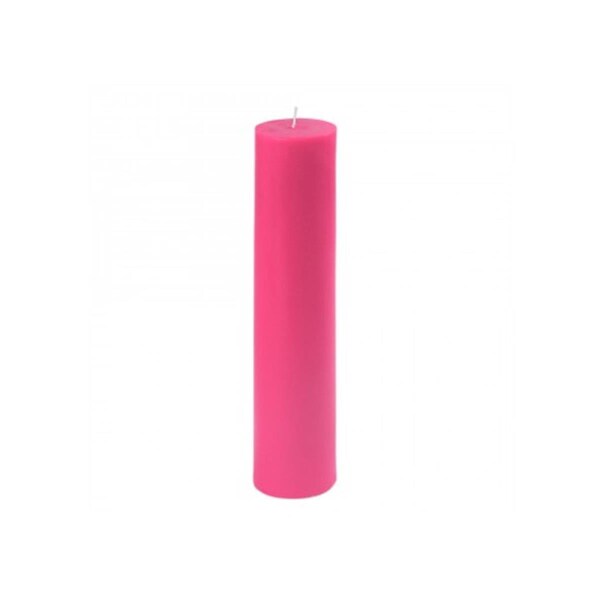 Jeco 2 x 9 in. Hot Pink Pillar Candle, 12PK CPZ-2913 - main
